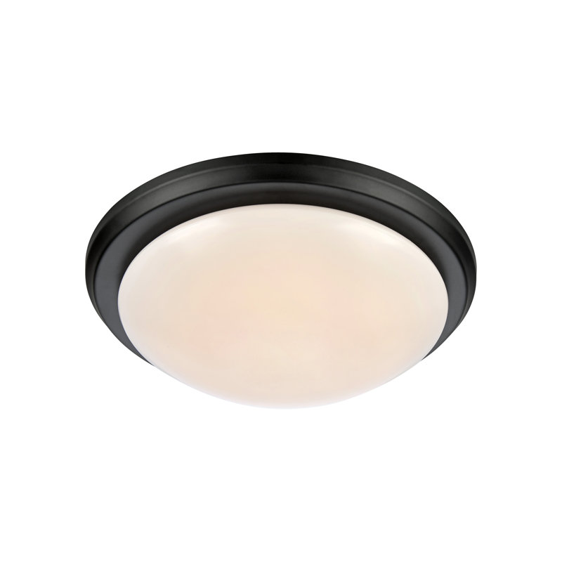 Bethune Acrylic LED Flush Mount, Black