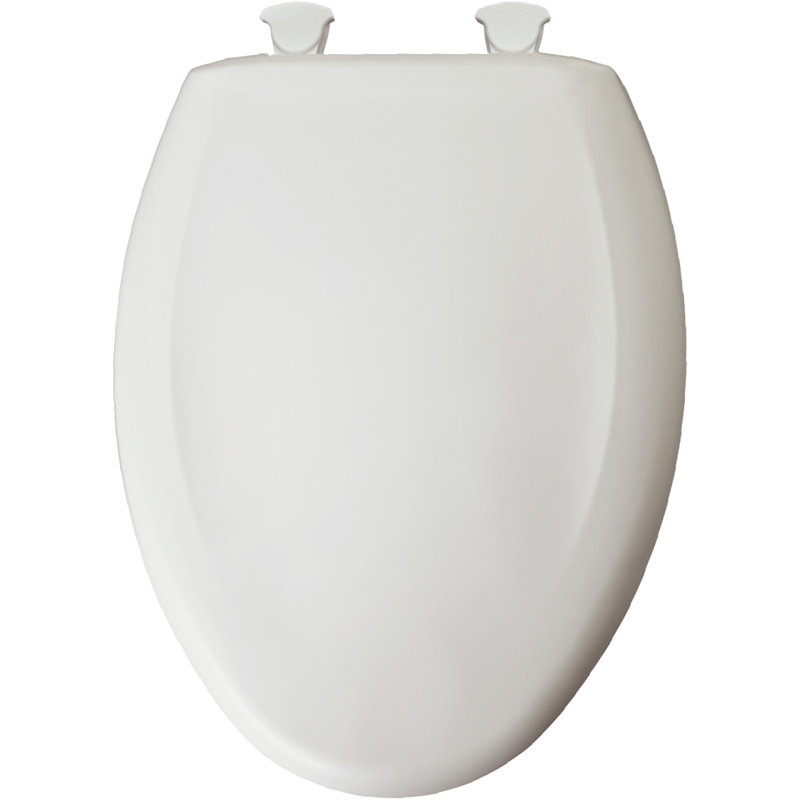 Siège de toilette allongé en plastique Lift-Off, Blanc euro