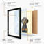 Dachshund Portrait Minimalist - Framed Print-756844302-756844300