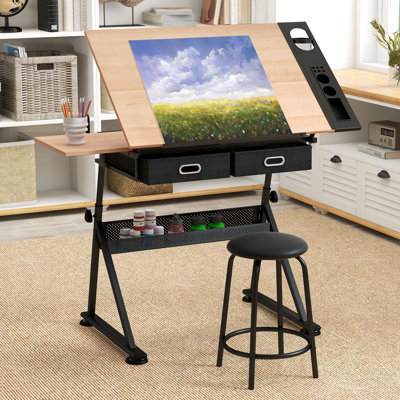 Laxford Adjustable Height Drafting Table