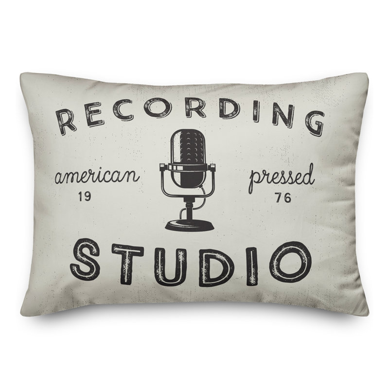 Outdoor Reversible Throw Pillow, White