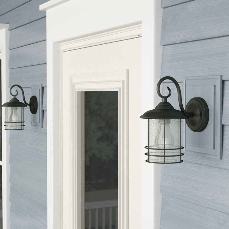 Wall Light, Painted Black