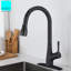 Robinet de cuisine rétractable à poignée simple avec accessoires-65105822