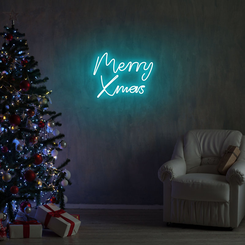 LED Lighted Sign, Blue
