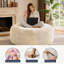 Fauteuil à billes surdimensionné de 6 pi avec rembourrage en mousse à mémoire de forme, housse en tissu doux pour adultes et adolescents, parfait pour le salon et la chambre à coucher
