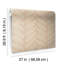 Luminous Leaves Floral Metallic Wallpaper Roll-536772149