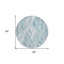 Tapis rond 8 po