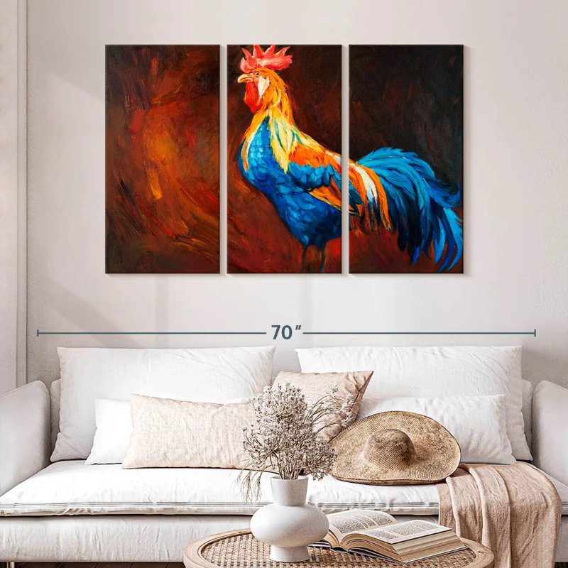 Poulet Brampt Rooster, H 32 po x l 50 po