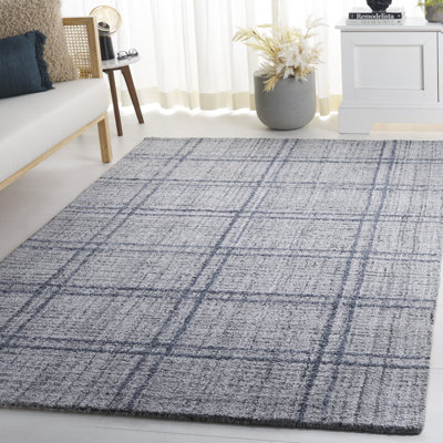Abstract 155 Area Rug In Dark Grey