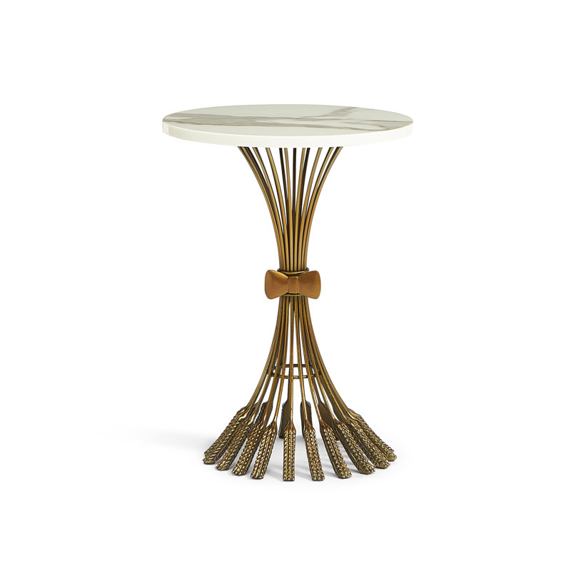 Itzel Marble End Table