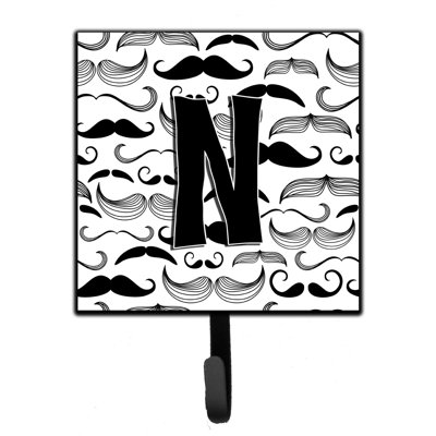 Porte-laisse moustache et crochet mural