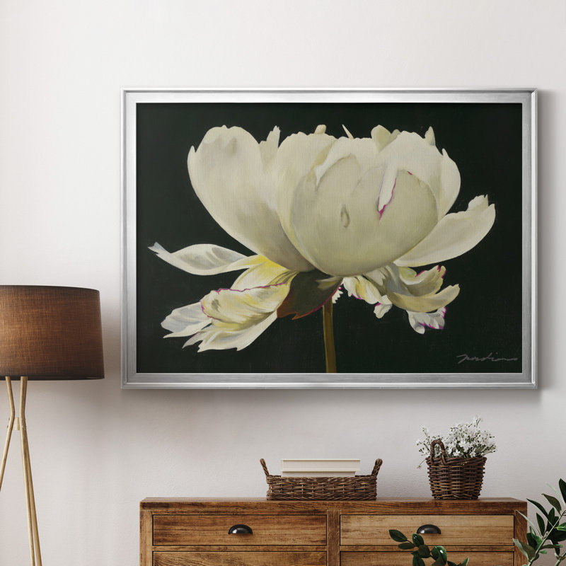Aglow - reproduction d'art sur toile, Argent, H 30,5 po x l 42,5 po x P 1,5 po