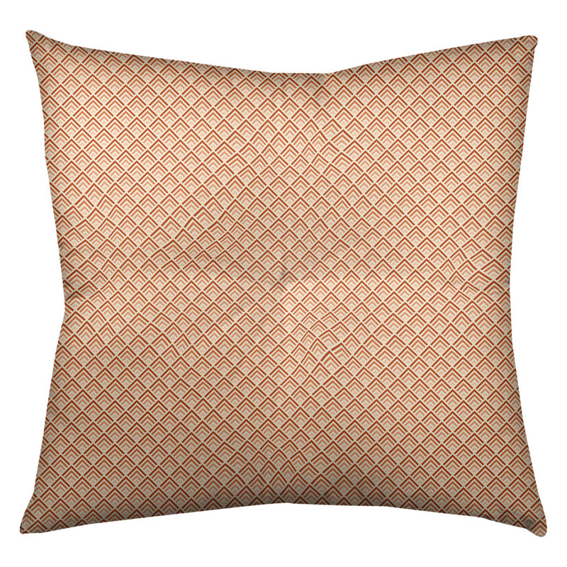 Coussin de sol Katelyn Elizabeth, 26 po x 26 po, Orange
