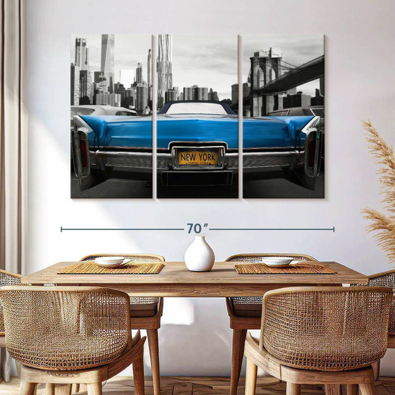 Mehar New York Cadillac Pop, H 32 po x l 50 po