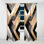 Everley - Abstract Curtain - Room Darkening Geometric Curtain - 1 Panels