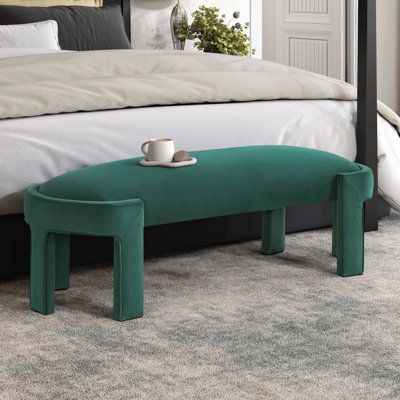 Banc rembourré élégant