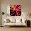 Gradient abstrait 29, art mural en métal brun-3101497