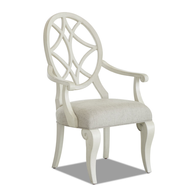 Fauteuil beige, Crème
