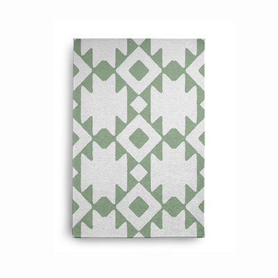 Chenille Geometric Indoor Rug