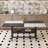 71'' Two-Tone Spliced Dining Table with Storage Platform