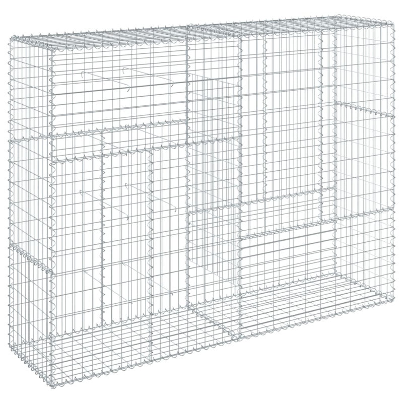 Chanah Stainless Iron Wire Fence Panels, 150cm H x 200cm W x 50cm D