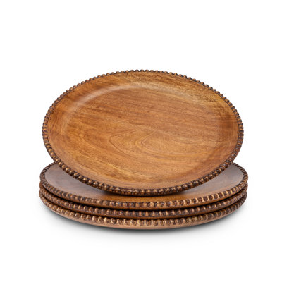 GG Collection Solid Wood Charger Set