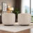31.89" W Chenille Upholstered Channel Tufted 360° Swivel Barrel Chair with Metal Base (Set of 2)-1680232607