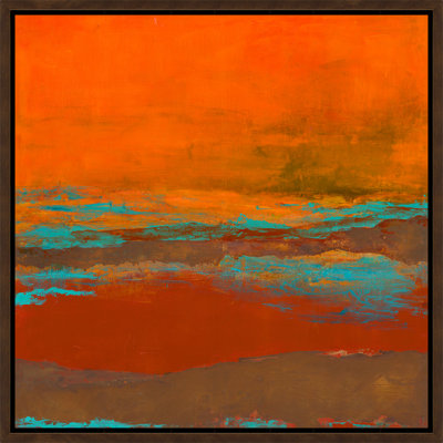 Fiery Vista II Painting by Patricia Harris