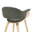 Chaise de salle à manger à dossier courbé Corry-114194312