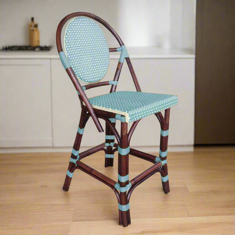 Minturn Outdoor Stool, Blue