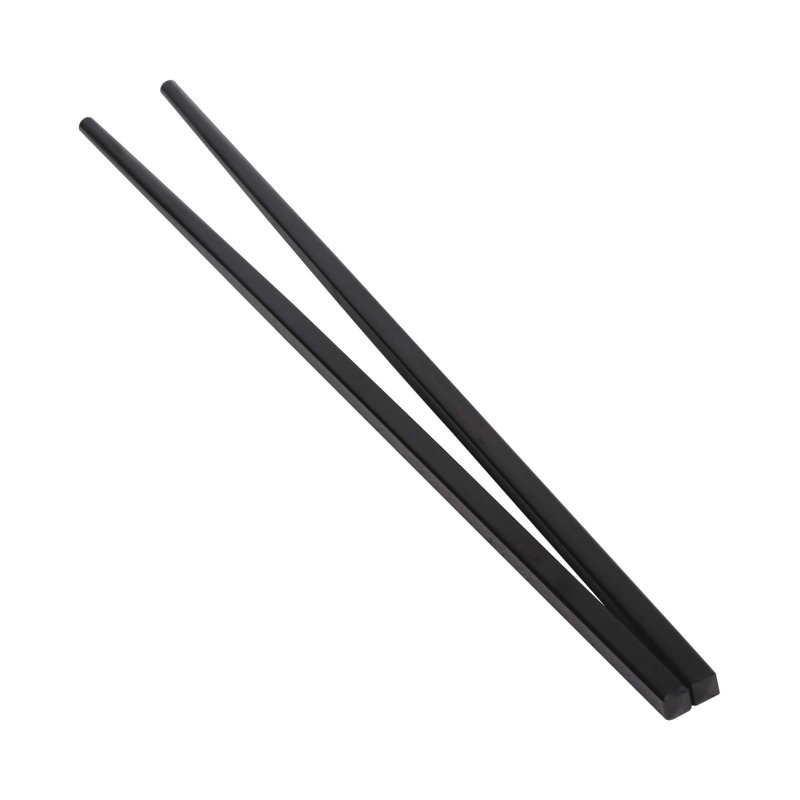 Baguettes en mélamine zen, Noir lustré