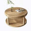 Table basse ronde en bois, table circulaire pour le salon-1356028210