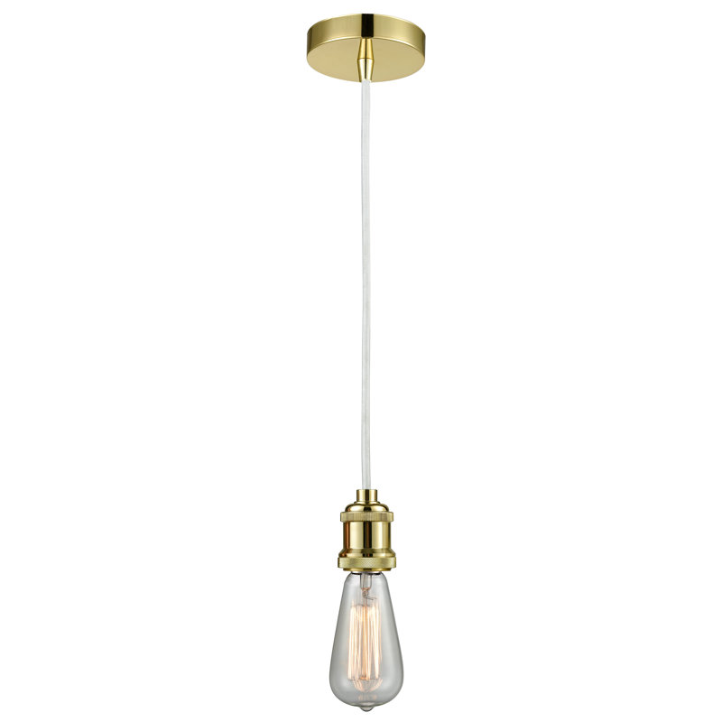 Waterville 1 - Light Single Pendant, Gold/White