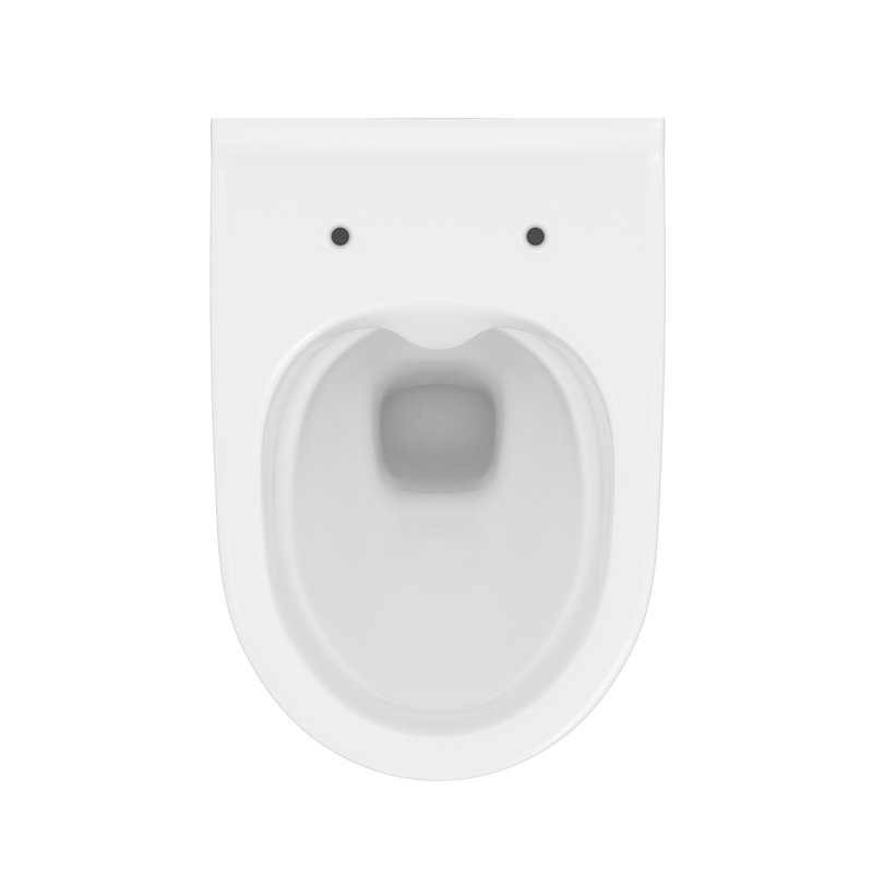 Cersanit Mille 5L LPF Round Wall Mounted Wall Hung Toilets (Seat Included)