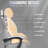 Soontrans Velvet Fabric Gaming Chair with Footrest High Back Ergonomic Gamer Chair with Headrest and Massage Lumbar Cushion Reclining Computer Office Game Chair for Adults, Gray&White-118618124