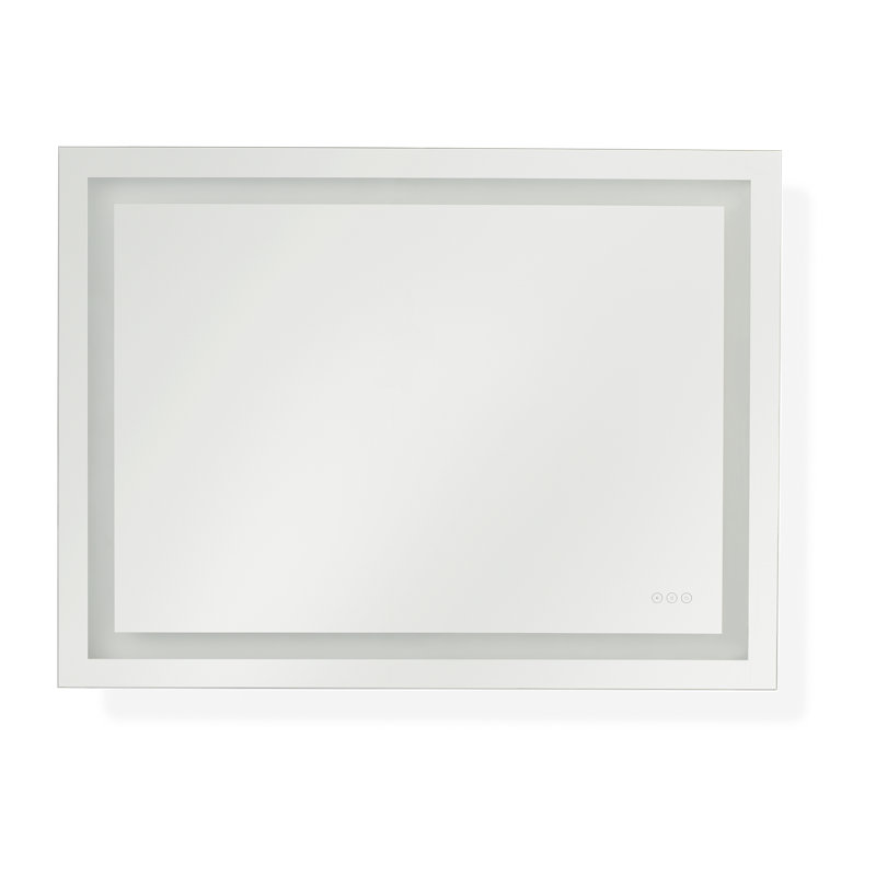 Jahon Rectangle Frameless Anti-Fog Wall Mirror, 36" x 48"