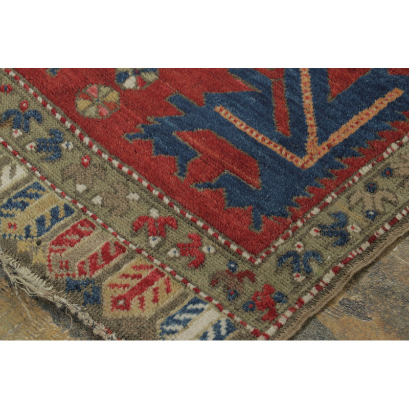 One-of-a-Kind 1'10"x3'6" Hand Knotted Area Rug