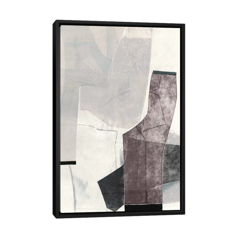 «The City Walls» par Rob Delamater, impression, H 26 po x l 18 po x P 1,5 po, Toile avec cadre noir, Pas de tapis