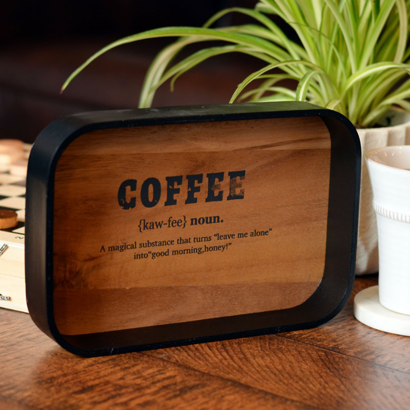 Plateau du café du matin