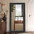 Wooden-Framed Full-Length Mirror, Moisture-Resistant-10750731