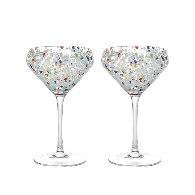 Cosmic Coupe Glass  Set/2