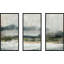 «Textured Rain I» par Carol Robinson, reproduction sur toile flottante 3 pièces-87730872