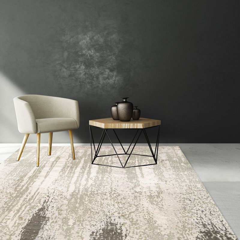 Windsom Abstract Area Rug, Rectangle 2' x 3'
