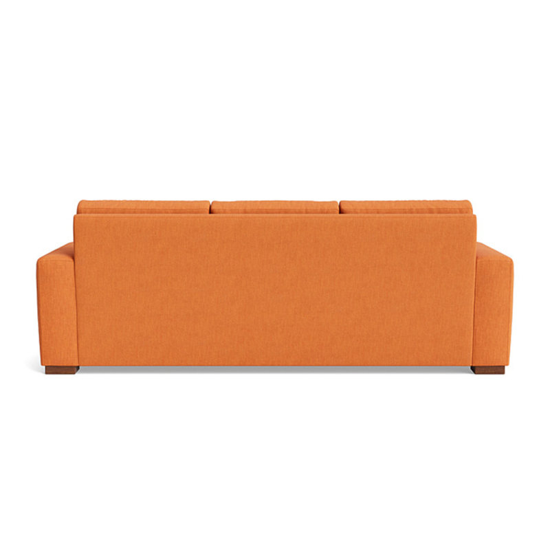Couch Potato Sofa (95"), Performance Weave - Carrot