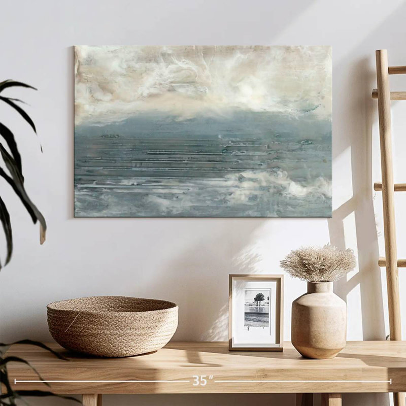 Avery Pale Blue I, 16" H x 24" W