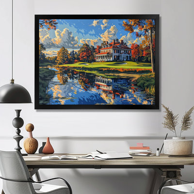 Automne Country Club Charm I - salon d'art mural Country Country