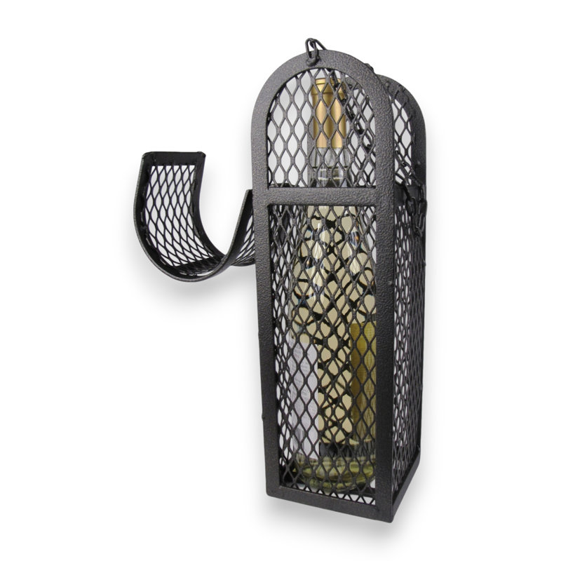 Mesh Single-Bottle Wine Dome, Textured Bronze