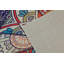 Tapis géométrique en polyester tissé à plat à la machine Locher-983802801