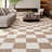 Lithos 12X12 Checkerboard Blanco And Siena-120480179