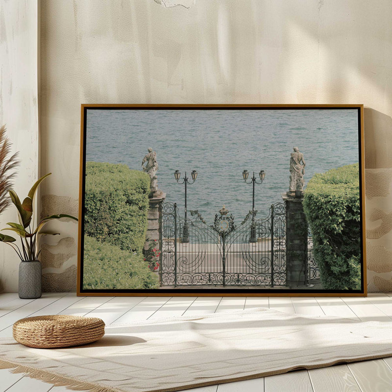 Impression sur toile Gates of Tranquility, H 12,75 po x l 18,75 po x P 1,75 po, Cadre américain en érable flottant